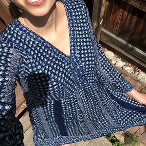 Akemi + Kin (Anthropologie) Embroidered Dress